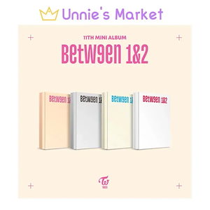 [SET] TWICE [BETWEEN 1&2] 11st Mini Album + Free Photocard 1EA(fan-made)