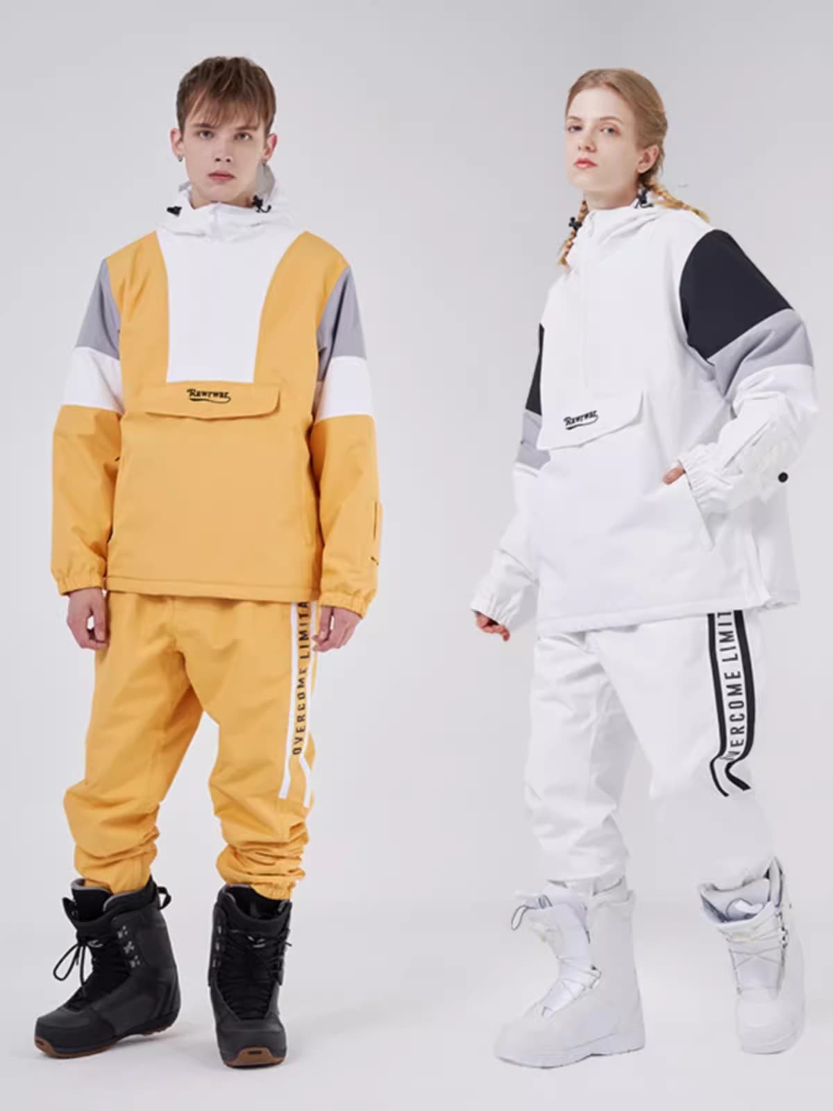 スノーボードウェア 上下セット レディース メンズ スノーウェア スキーウェア スノボウェア ジャケット アウター パーカー ロングパンツ 男女兼用 韓国風 防水 防寒防雪保温防風通気