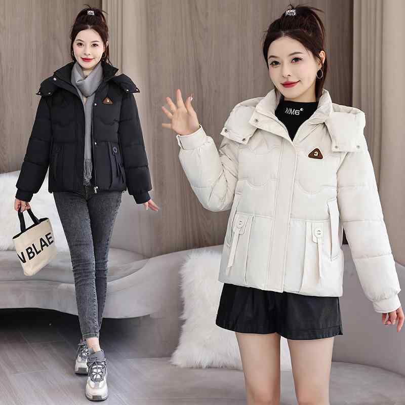 秋服 レディース ファッション オシャレ カワイイ シンプル 大人カワイイ 大きいサイズ ダウン コットン ジャケット 冬 スタイル カジュアル