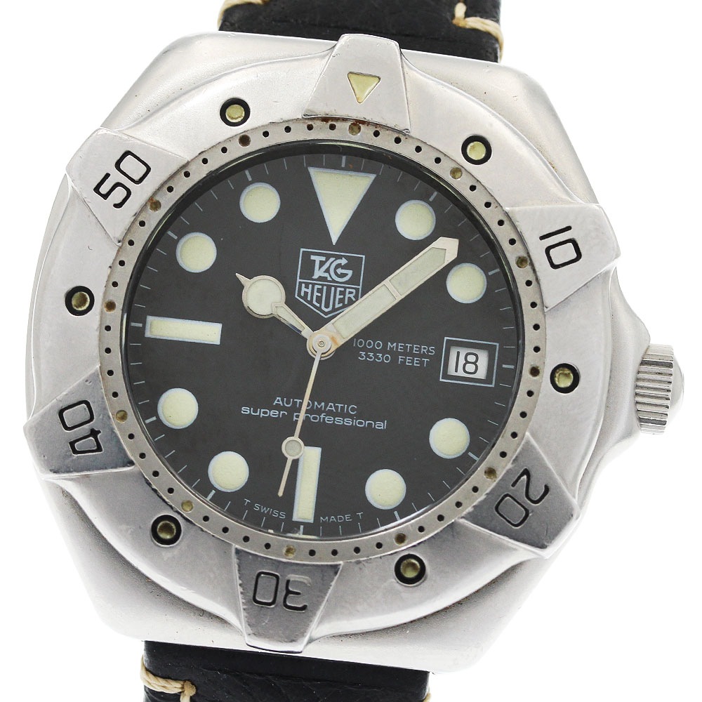タグホイヤー TAG HEUER 840.006-2 スーパープロフェッショナル デイト 自動巻き メンズ _958352【中古】