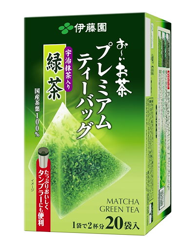 他サイト： 伊藤園 おーいお茶 プレミアムティーバッグ 宇治抹茶入り緑茶 1.8ｇ ×20袋の商品画像