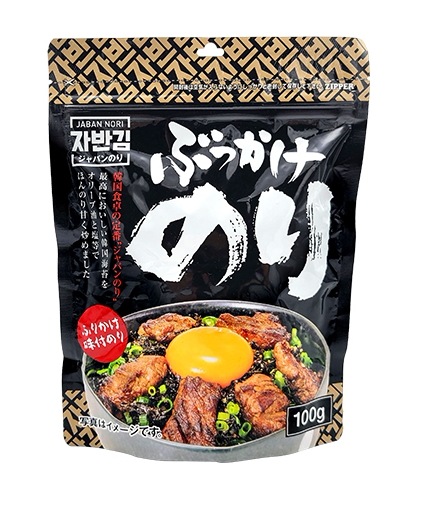 ぶっかけのり 100g x 30袋 ふりかけ　韓国海苔　ご飯の友 ぶっか おかず お茶漬け おにぎり 具材 韓国 食品 料理 食材