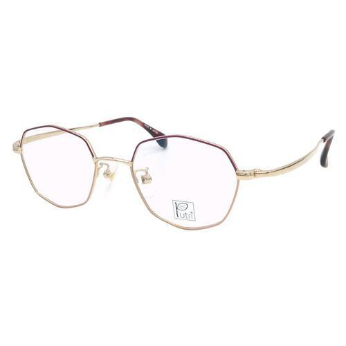 メガネ EP-888 col.2[ローズピンク/ライトピンク/ゴールド] 46mm TITANIUM 【日本製】