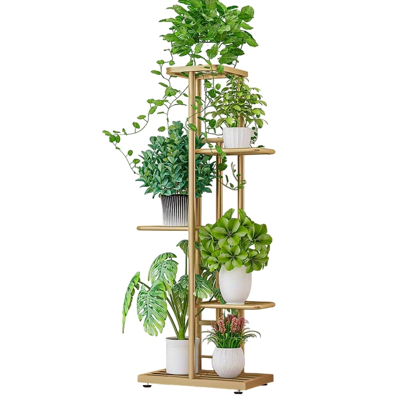 プランター ラック 多目的 収納 かわいい おしゃれ 花台 鉢台 観葉植物 多肉植物 ガーデニング プランター スタンド 小さめ ゴールド