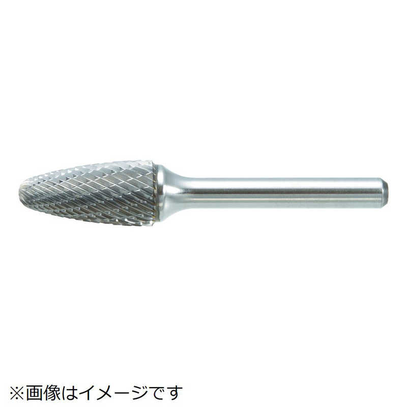 トラスコ中山　超硬バー 砲弾型 Φ19X刃長25X軸6 シングルカット　TB3C190S