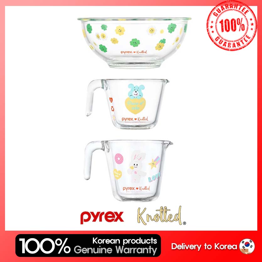 [PYREX x KNOTTED]パイレックスノーテッド 数量カップ+ミキシングボール 3点セット MEASURING CUP + MIXING BALL 3p SET 5,852円