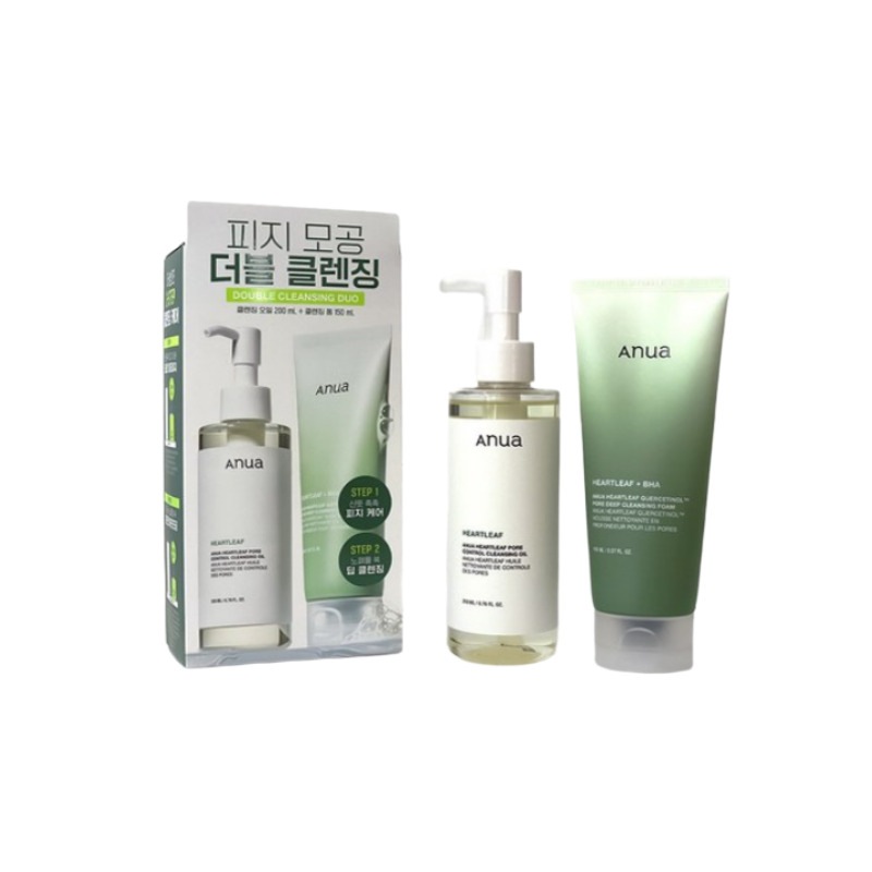 クエセチノール 毛穴 ディープ クレンジングフォーム 150ml + ドクダミ フォアコントロール クレンジングオイル 200ml クレンジングセット