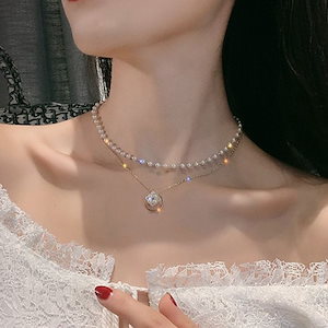 [エスパ ニンニン着用] claire ribbonアクセサリー ネックレス Qoo10 エンブロックス AESPA ニンニン着用 ネックレス [