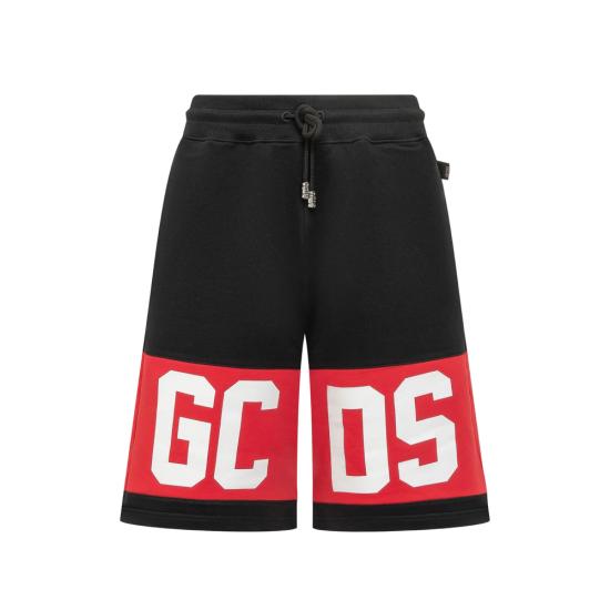 GCDS Men Shorts Z0MLQL228F004 BLKRD BLACK