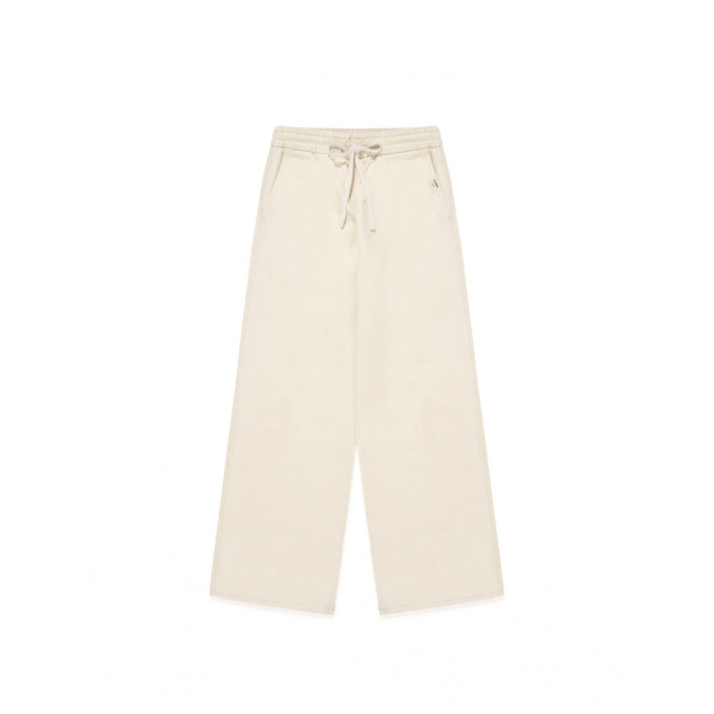 GLOWNY G クラシックコットンツイルパンツ (アイボリー)