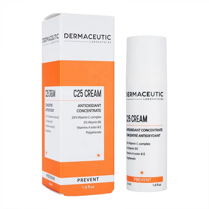 Dermaceutic C25クリーム 30ml 1本 ダーマシューティック 海外直送 日時指定不可 国際書留郵便発送