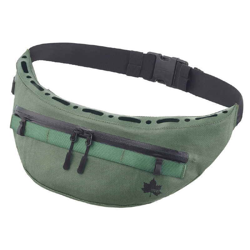 ロゴス　野電 ボディエアコンツインクール(オリーブ/幅34×奥行20×高さ10.5cm)　81336734