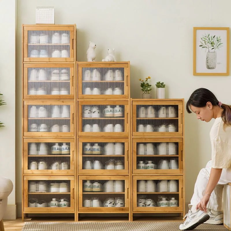 下駄箱 玄関壁際の靴収納 収納戸棚 簡易収納棚 4段の靴箱6段下駄箱 6,017円