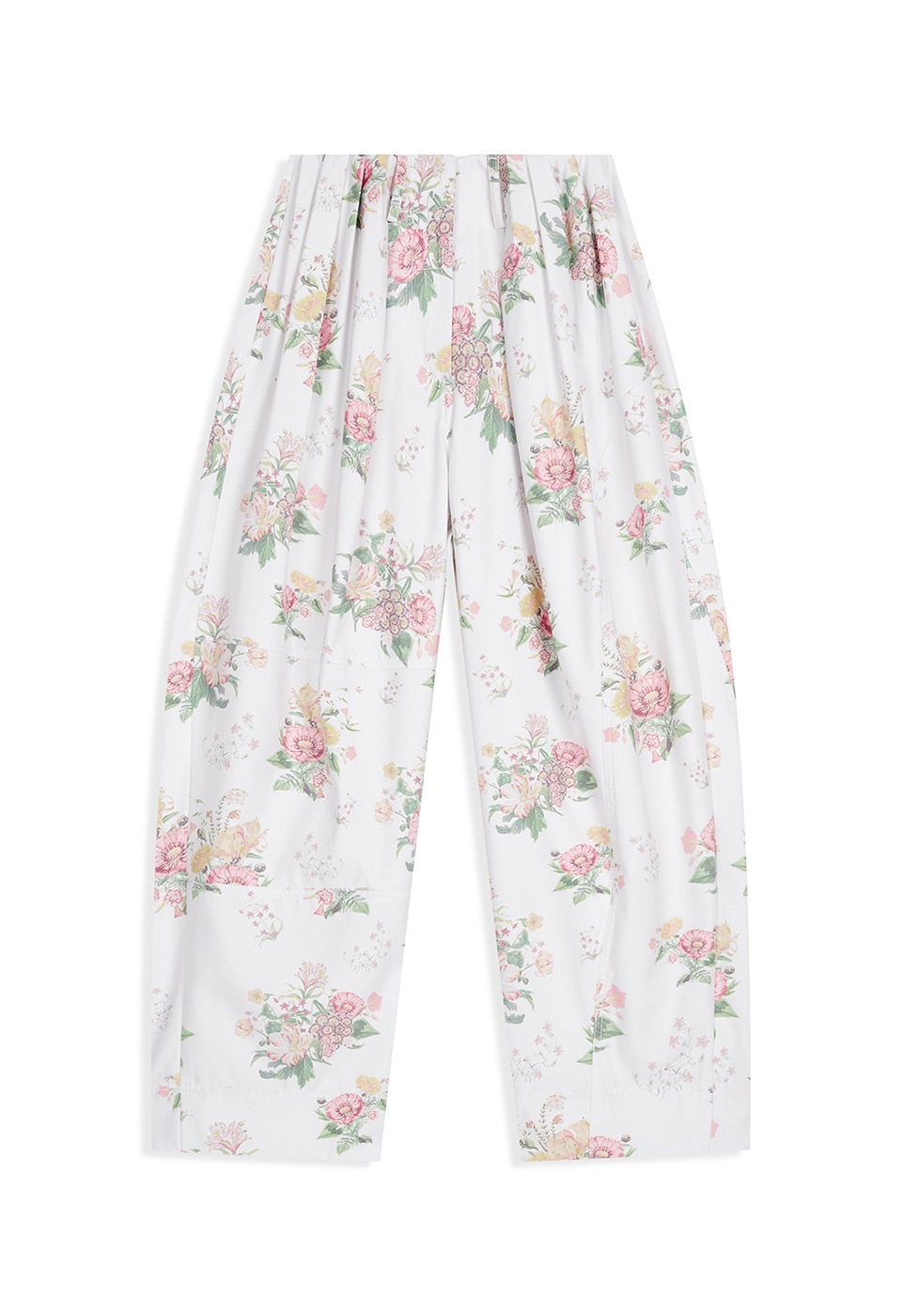 【OPEN Yy】 26SS FLORAL FULL GATHER PANTS : MULTI