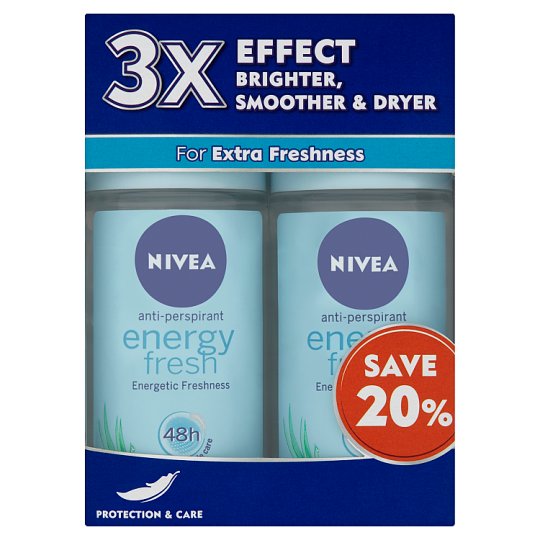 ニベアNivea Energy Fresh Anti-Perspirant Deodorant 2 x 50ml