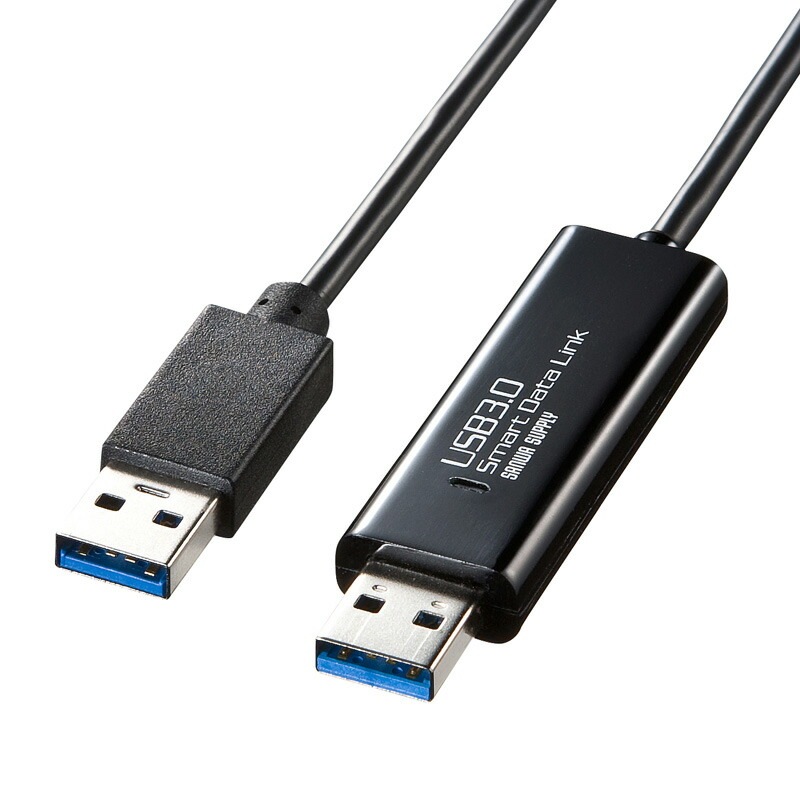 ドラッグ&ドロップ対応USB3.0リンクケーブル Mac/Windows対応 KB-USB-LINK4
