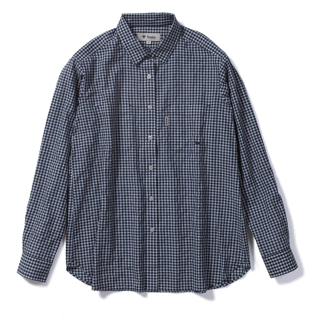 [フォックスファイヤー] 8212152【吸汗速乾】【UVカット】 TS サッカーギンガム シャツ レディース 8212152