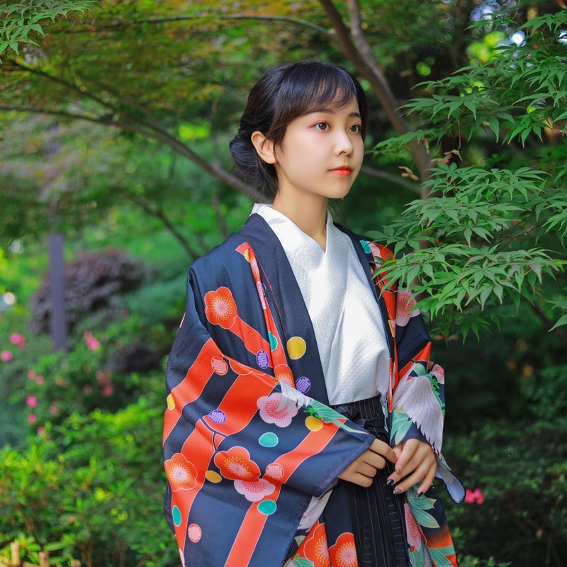 和服女性卒業式和服伝統羽織袴セット日常着 9,960円