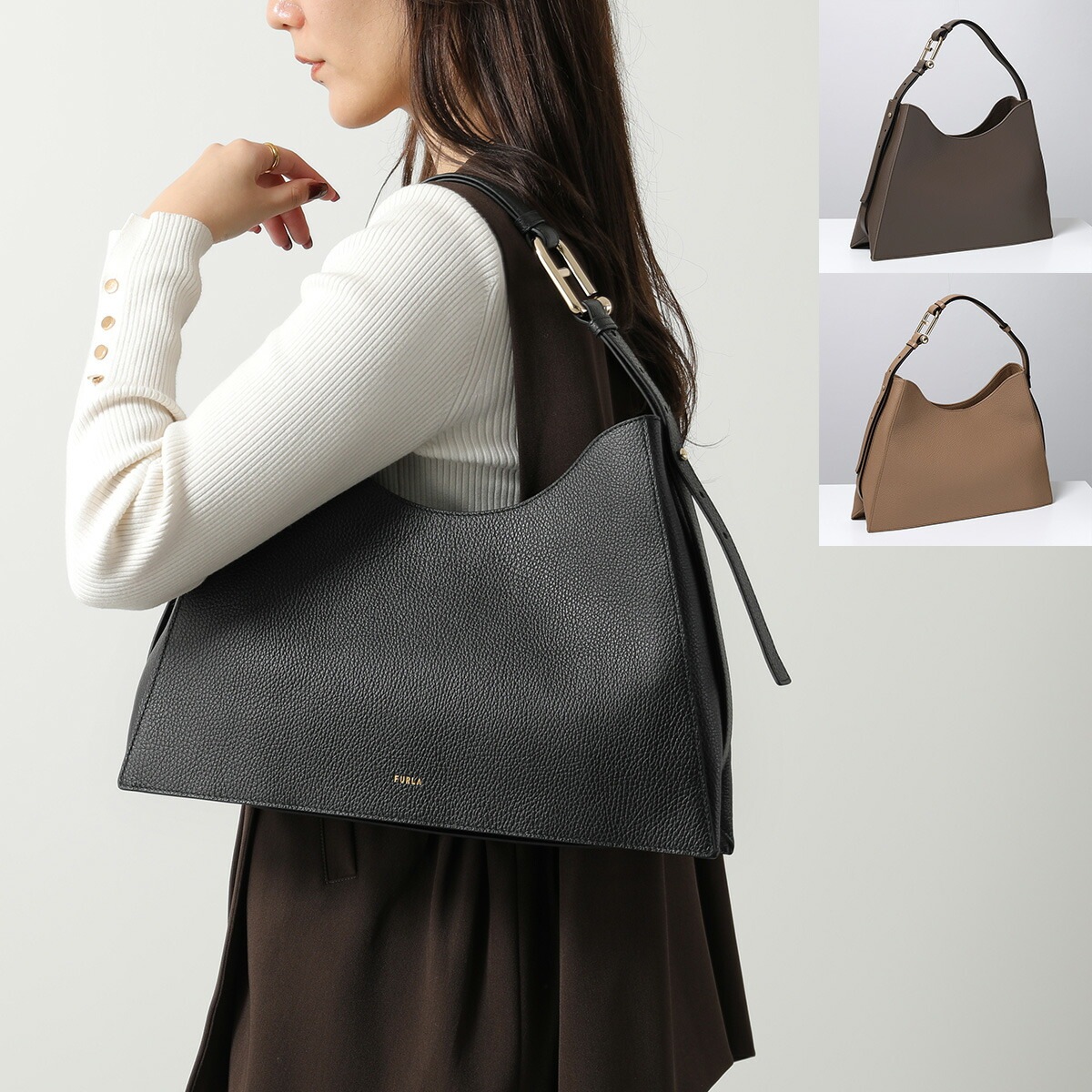 Furla フルラ トートバッグ NUVOLA L HOBO ヌヴォラ WB01246 HSF000 レディース レザー ハンドバッグ 鞄 カラー3色