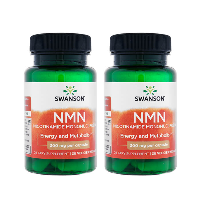 NMN ニコチンアミドモノヌクレオチド 300mg 30錠 2本 Swanson NMN エヌエムエヌ スワンソン 海外直送 日時指定不可 国際郵便書留発送