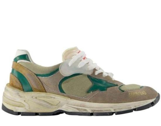 GOLDEN GOOSE Men Sneakers GMF00884F006460 11207 WHITE TAUPE GREEN