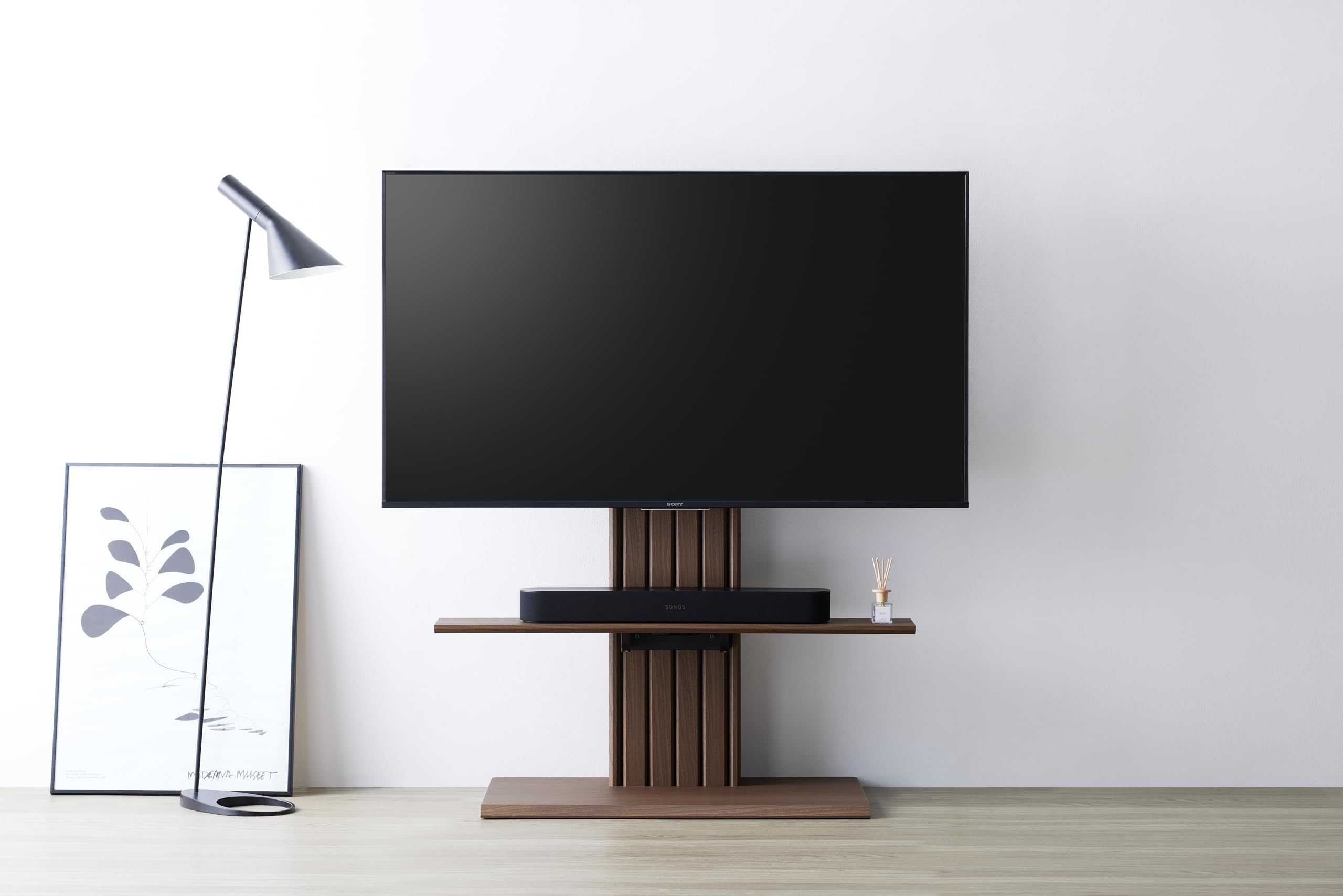 【ゲーム機もスッキリ収納】 白井産業 テレビ台 キアエッセ2 32V型対応 幅79cm ダークブラウン ローボード 組立簡単