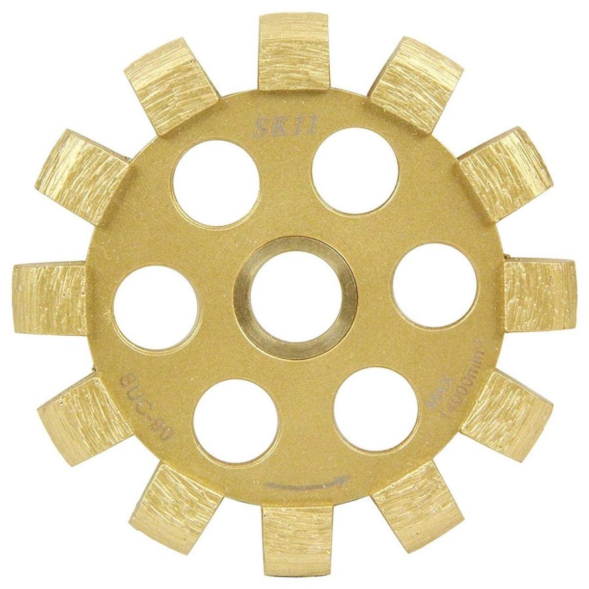 SK11 ディスクグラインダー用 U溝カッター 外径 90mm SUC-90