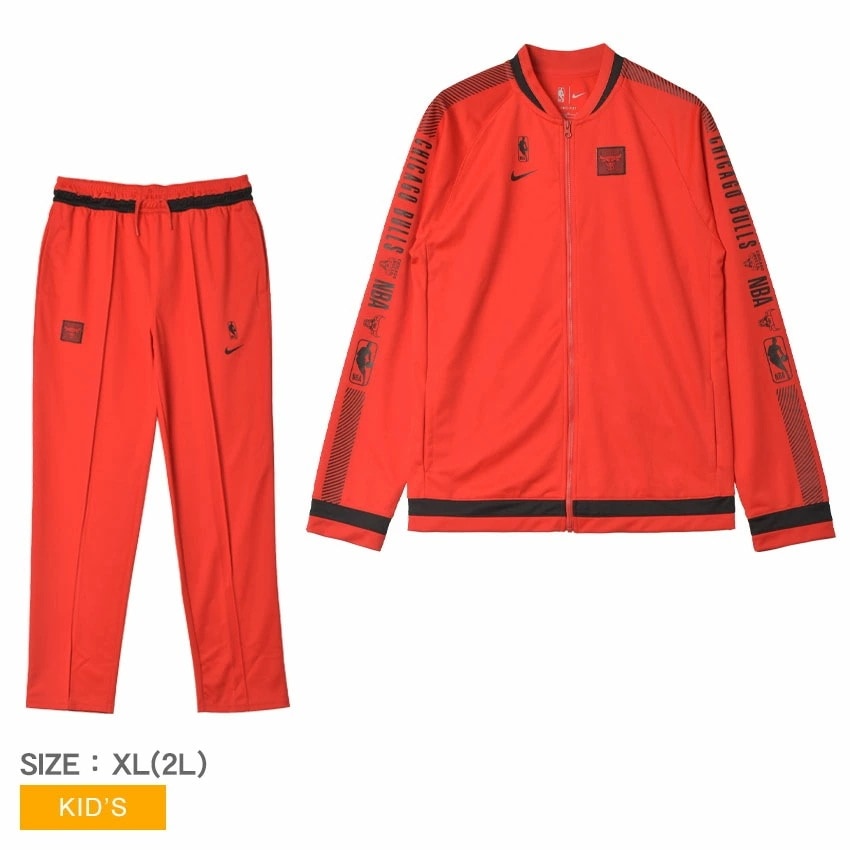セットトラックスーツ キッズ ジュニア 子供 DF TRACKSUIT START5 レッド 赤 ブラック 黒 EZ2B7FGTF CHICAGO BULLS セットアップ トレーニング NBA