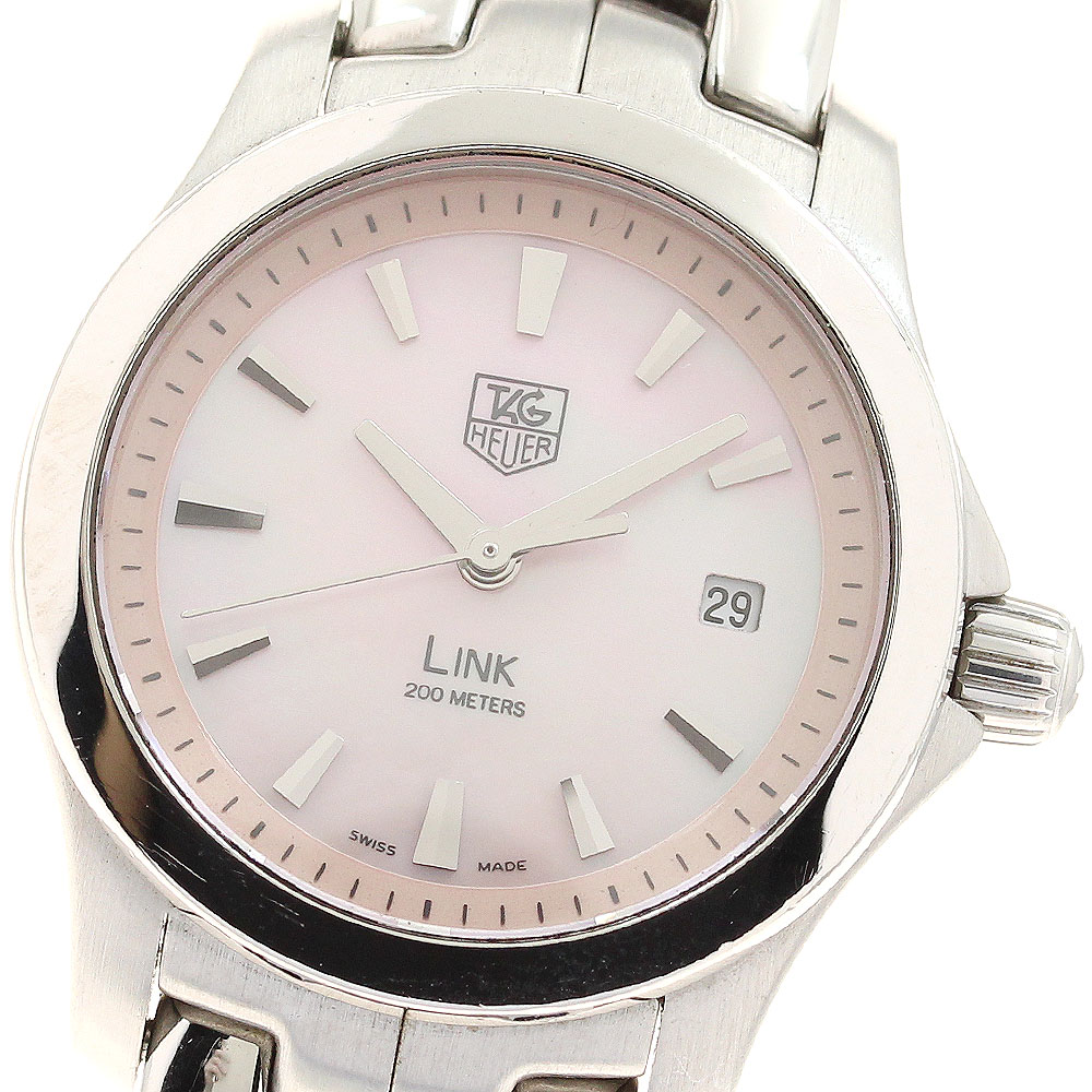 タグホイヤー TAG HEUER WJF1312 リンク デイト クォーツ レディース _909945【中古】