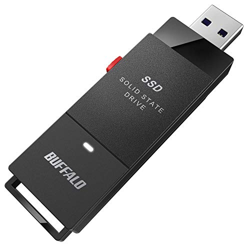 華麗 バッファロー SSD 外付け 1.0TB 小型 コンパクト ポータブル PS4対応(メーカー動作確認済) USB3.2Gen1 ブラック SSD-PUT1.0U3-B/N その他PC用アクセサリー