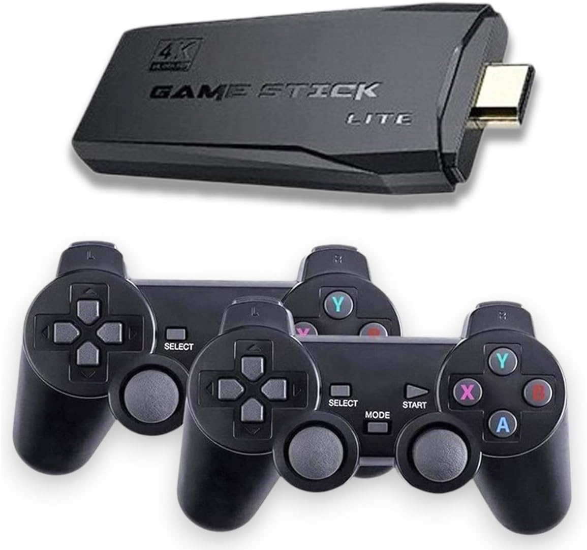 Grigioy【10000のゲームが遊べる】 プレステ型 ゲームBOX ワイヤレスコントローラー プレイステーション 互換機 本体 レトロゲーム 10000種類内蔵