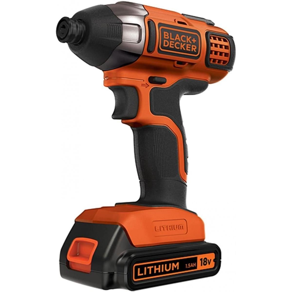 ブラックアンドデッカー BLACK&DECKER 18Vリチウムインパクトドライバー BPCI18K1JP電動工具