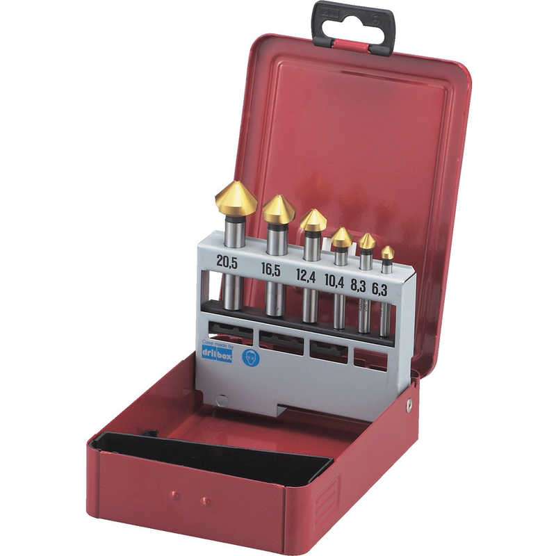 トラスコ中山　カウンターシンクセット チタンコーティング 6本組　TSCSC