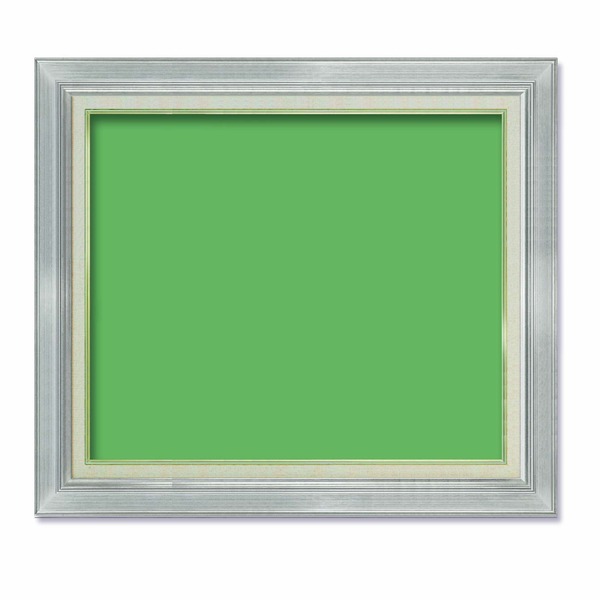 ( 油額 ) 油絵額 キャンバス額 金の油絵額 銀の油絵額 P15号 652×500mm シルバー 額 額縁 フレーム 28,570円