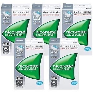 【第（2）類医薬品】 ニコレット アイスミント 96個5個セット セルフメディケーション税制対象商品