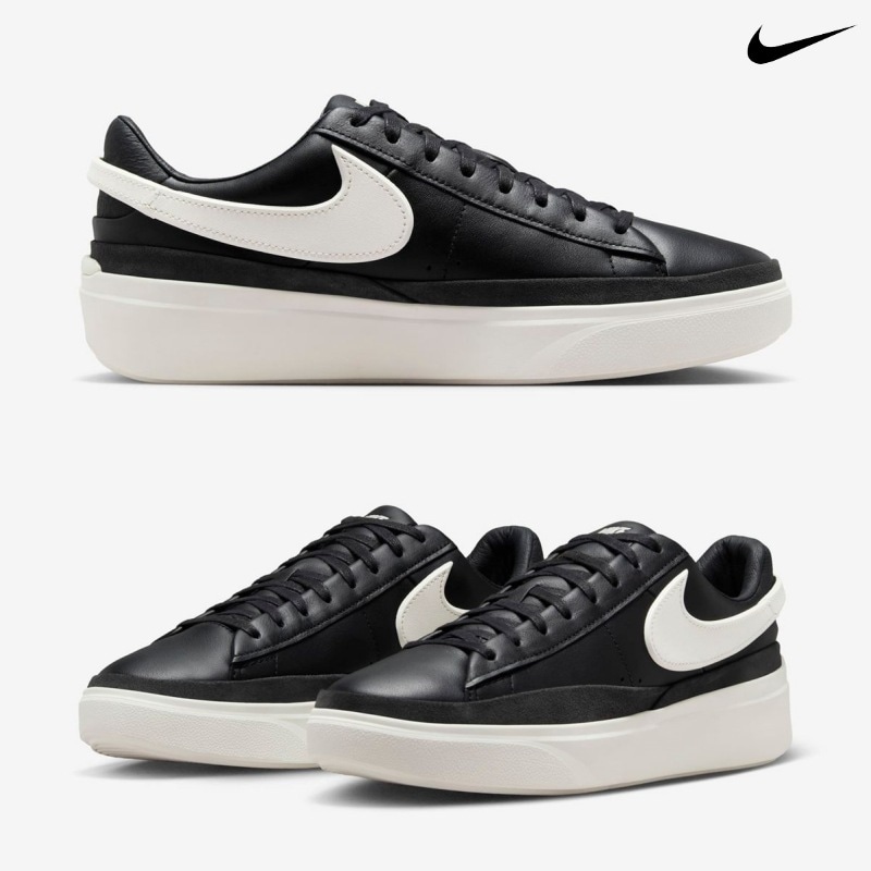 [NIKE] ナイキ スニーカー ブレーザー ファントム LOW シューズ / BLACK