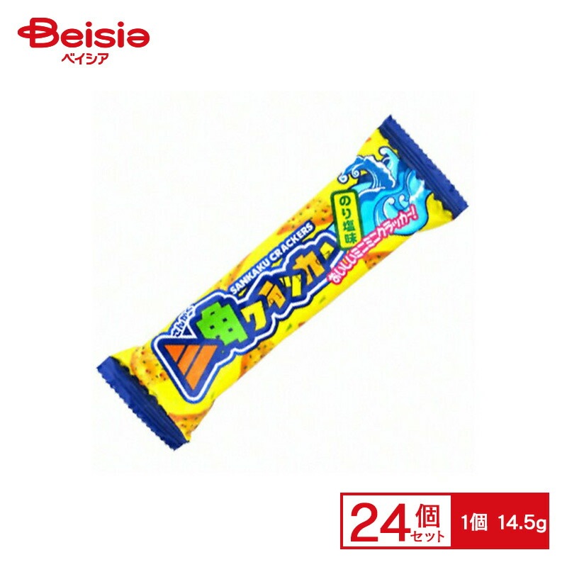 やおきん 三角クラッカーのり塩 14.5g×24個