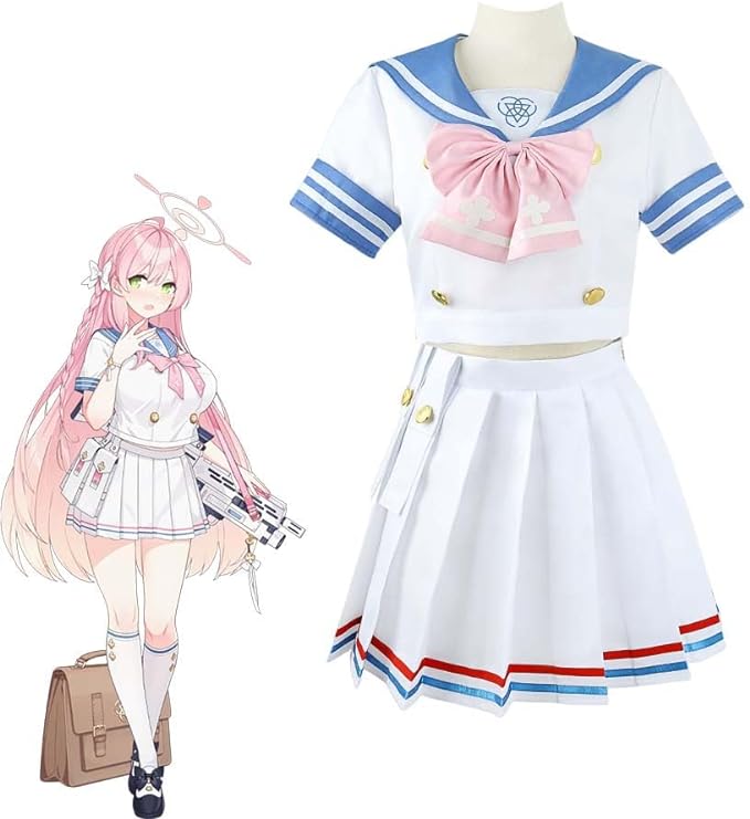 ルアカ 浦和ハナコ コスプレ セーラー服 ブルーアーカイブ 浦和 ハナコ コスプレ衣装 jk制服