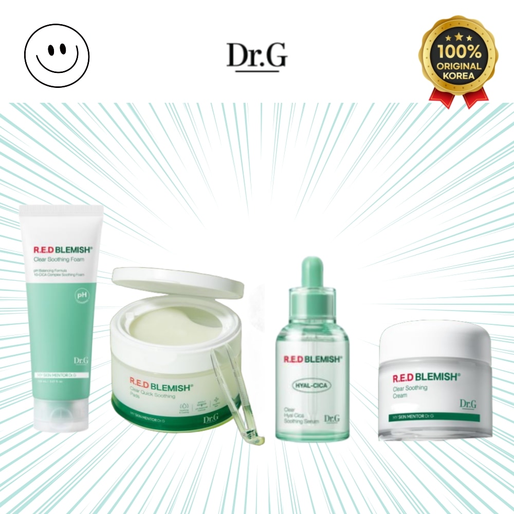 [4点セット] スージング クレンジング フォーム 150ml+スージング トナーパッド 70枚+ヒアルシカ スージング セラム 50ml+スージング クリーム 50ml