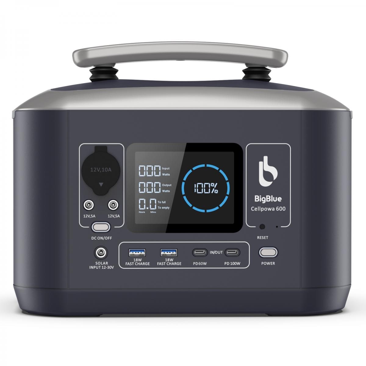 Bigblue リン酸鉄 ポータブル電源 Cellpowa600 537Wh 168000mAh 600W CP600 パススルー 非常用バッテリー 停電 家庭用 小型 コ