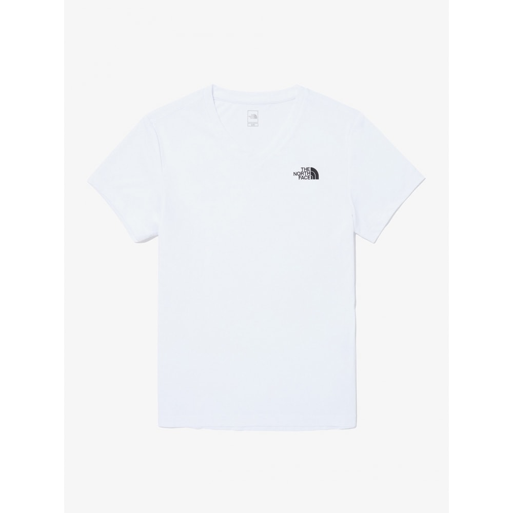 ザ・ノース・フェイス NT7UQ37C 女性用リカバリー半袖 Vネック Tシャツ