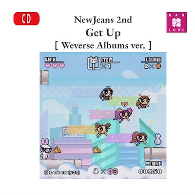 NewJeans 2nd EP【Get Up】Weverse Albums ver.（バージョン選択...のサムネイル