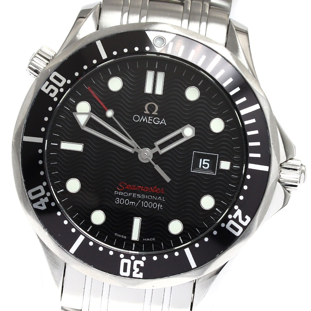 オメガ OMEGA 212.30.41.61.01.001 シーマスター300 デイト クォーツ メンズ _888074【中古】