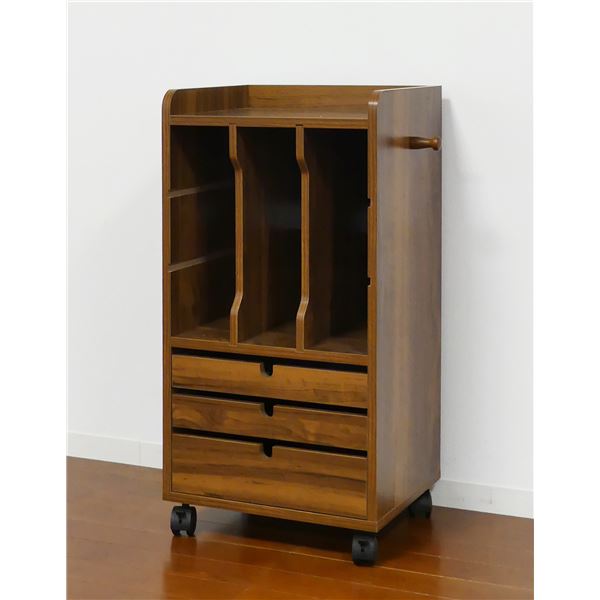 リビングワゴン ブラウン (組立品)