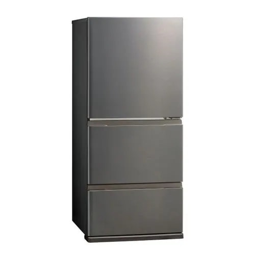 AQUA 冷蔵庫 262L 右開き 3ドア 幅60cm 大容量冷凍室 省エネ設計 AQR-S26A(DS) シルバー系