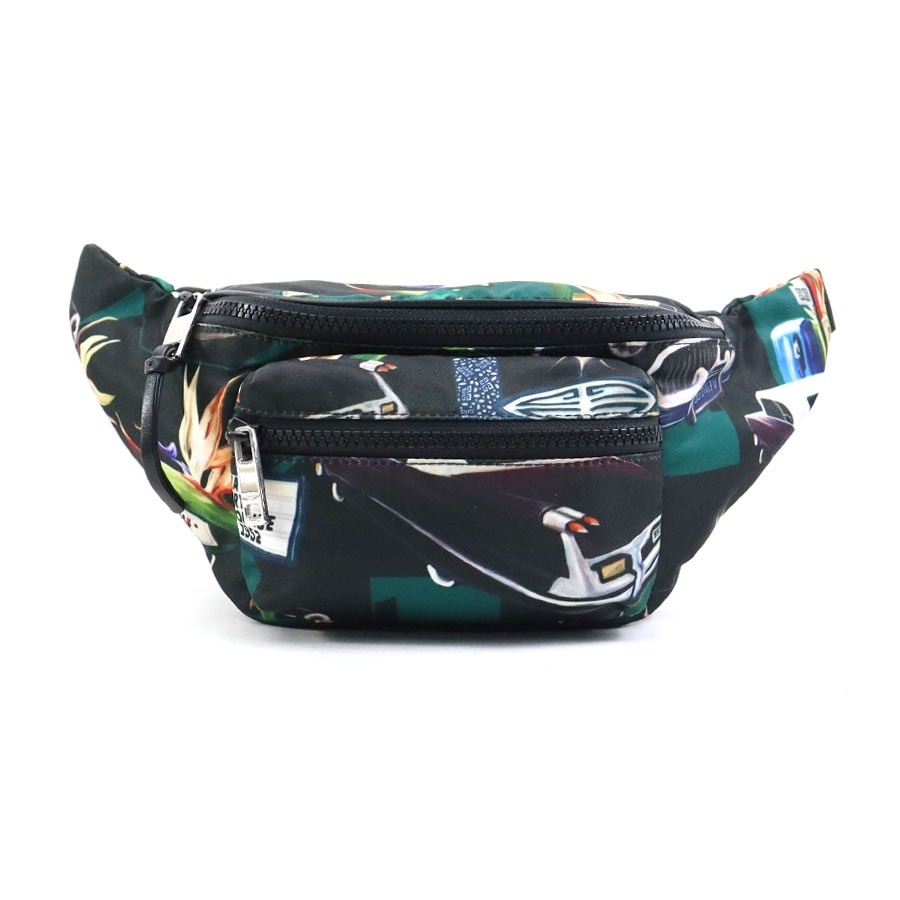 ジバンシィ GIVENCHY ウエストバッグ ナイロン ブラック×マルチカラー ユニセックス r10458g