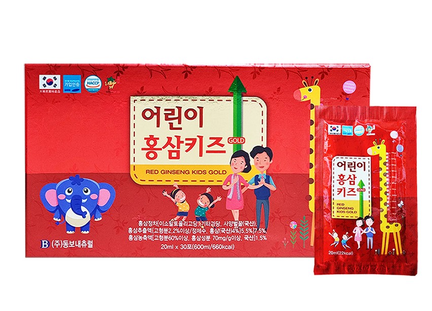 ドンボナチュラル 子供 紅参キッズ ゴールド20mlX30包