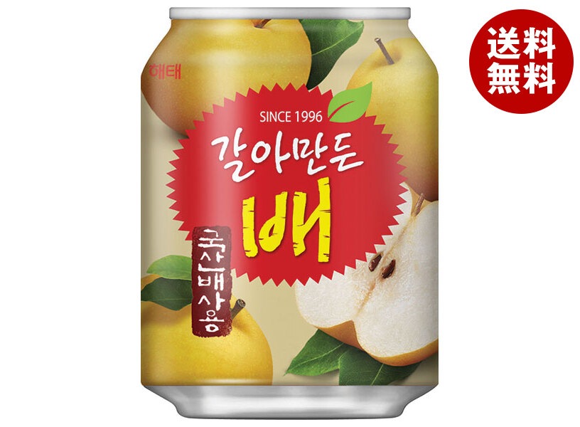 五星コーポレーション ヘテ飲料 梨ジュース 238ml缶＊24(12＊2)本入＊(2ケース)
