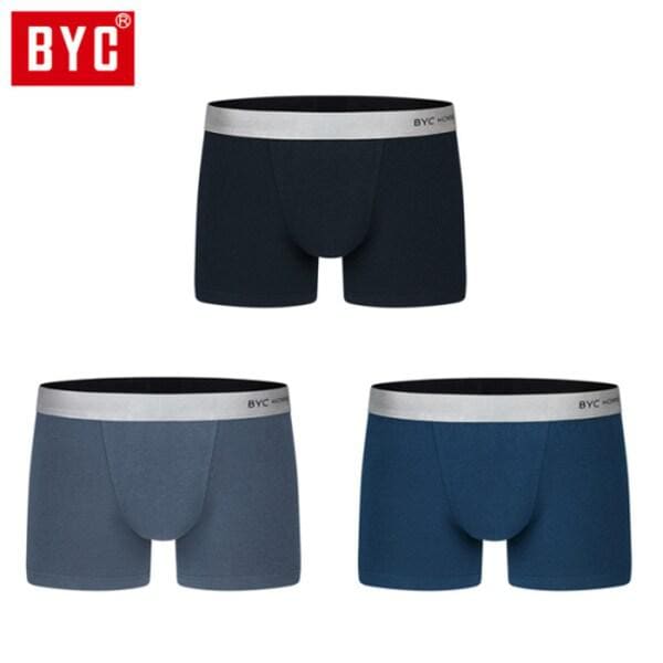 男性3枚入り60番手綿スパンデックスドローストリング DOLO6009