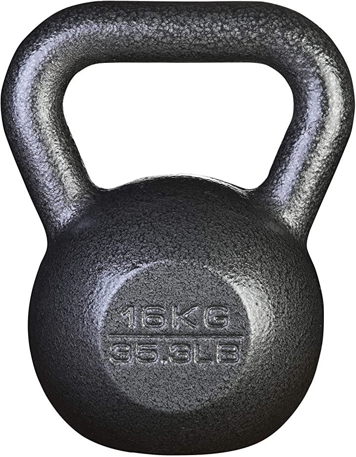 ケトルベル 一体型鋳鉄 ジムや自宅に最適(16kg)